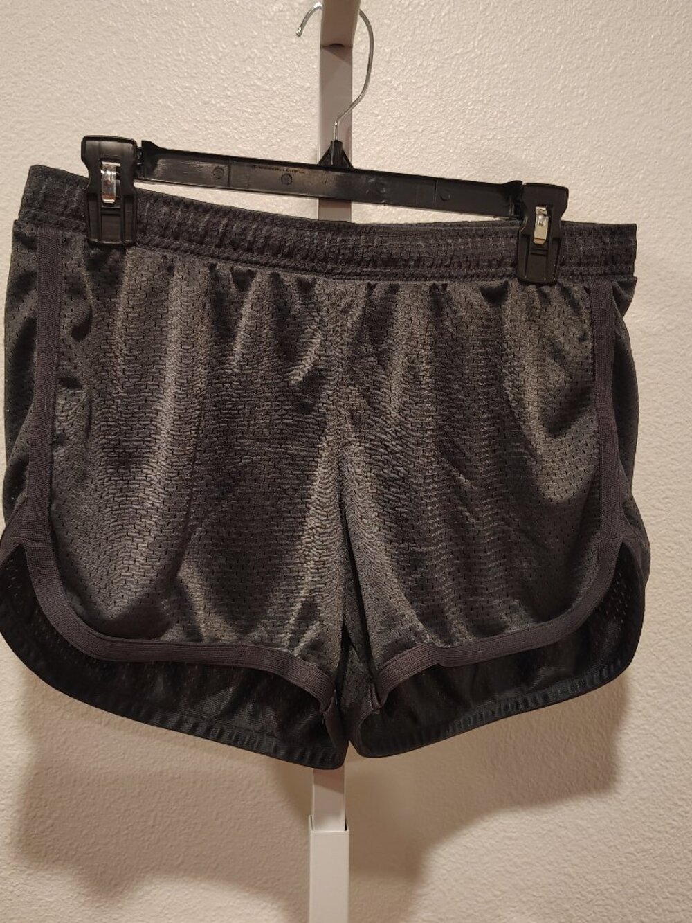 Xersion Athletic Workout Running Shorts Size Petite Medium MP Polyester Gray